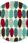 tappeto-rotondo-drops-red-teal