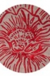 tappeto-rotondo-ginkgo-beige-red