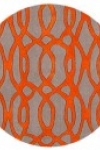 tappeto-rotondo-laces-orange
