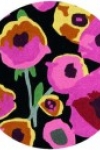 tappeto-rotondo-poppies-black-multi