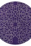 tappeto-rotondo-snow-purple