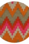 tappeto-rotondo-zig-zag-sienna