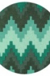 tappeto-rotondo-zig-zag-teal