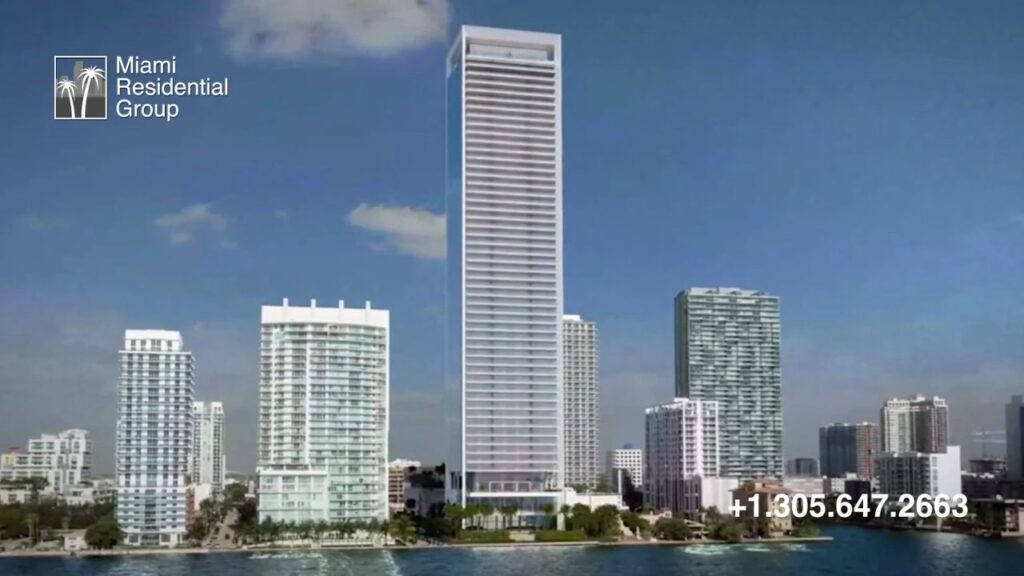 Veduta del grattacielo Missoni Baia a Miami, simbolo di design e lifestyle firmato Missoni, inserito nello skyline cittadino