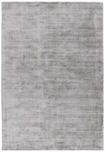 Tappeto Blade Silver di Asiatic Carpets in 100% viscosa, colore argento, lavorato a mano in India
