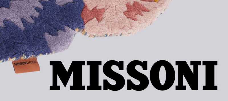 Tappeto Botanica Missoni T03 rotondo, con motivo botanico in lana e viscosa, dimensioni 110x110 cm, ideale per decorare spazi moderni e accoglienti